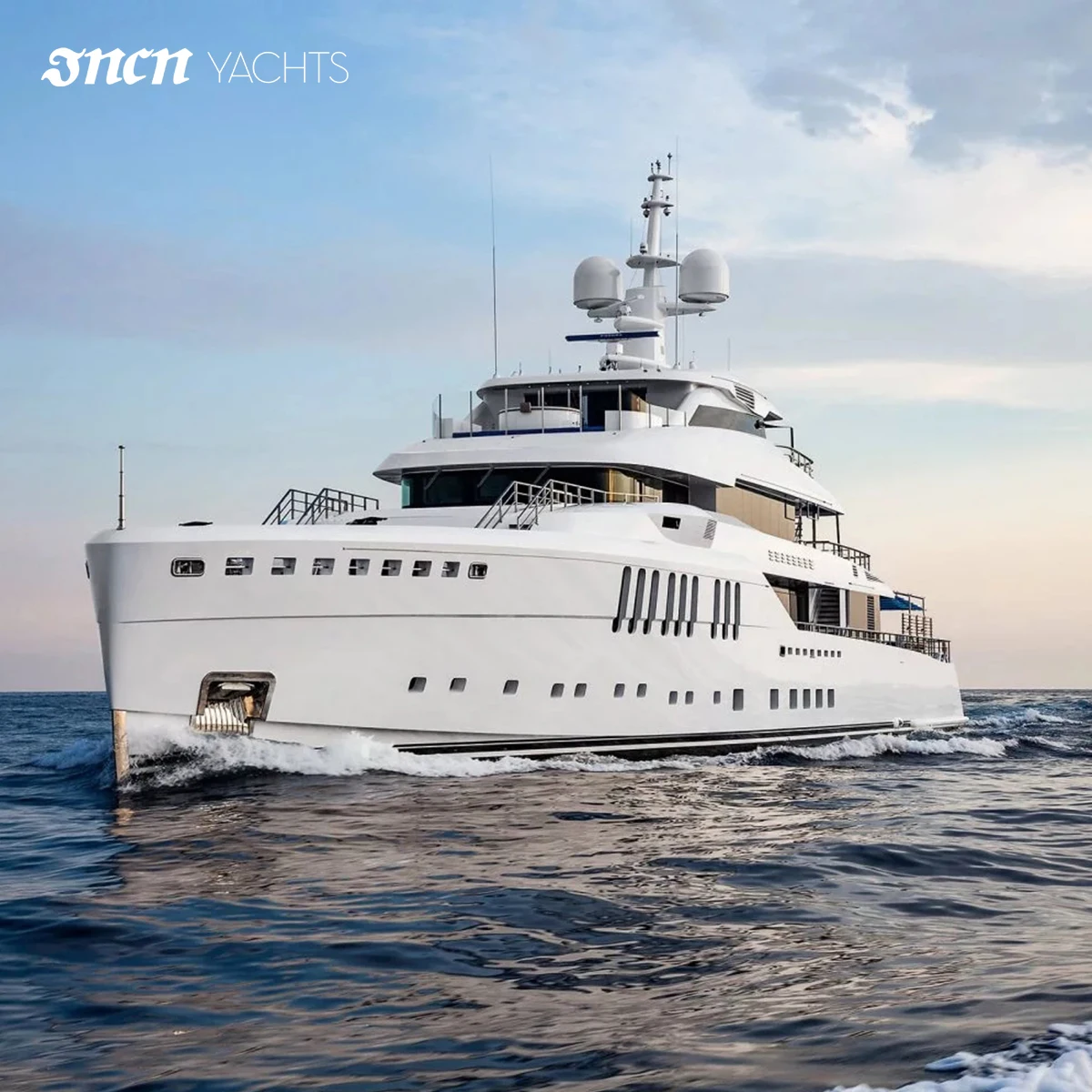JNCN New Style Luxury  220ft yacht with beautiful interior design Custom Large yacht for sales