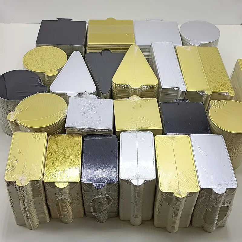 Mousse mat Mousse Pan Cake shims Small gold card Tommousse Kinto 100 sheets cake base board Supplier