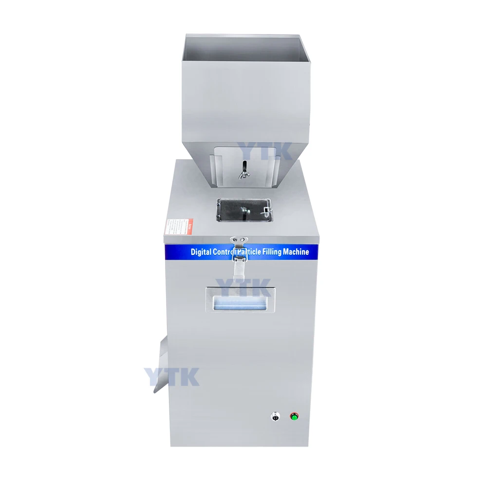 Wholesale 500g quantitative sub packaging partical date peanut semi-automatic filling machine