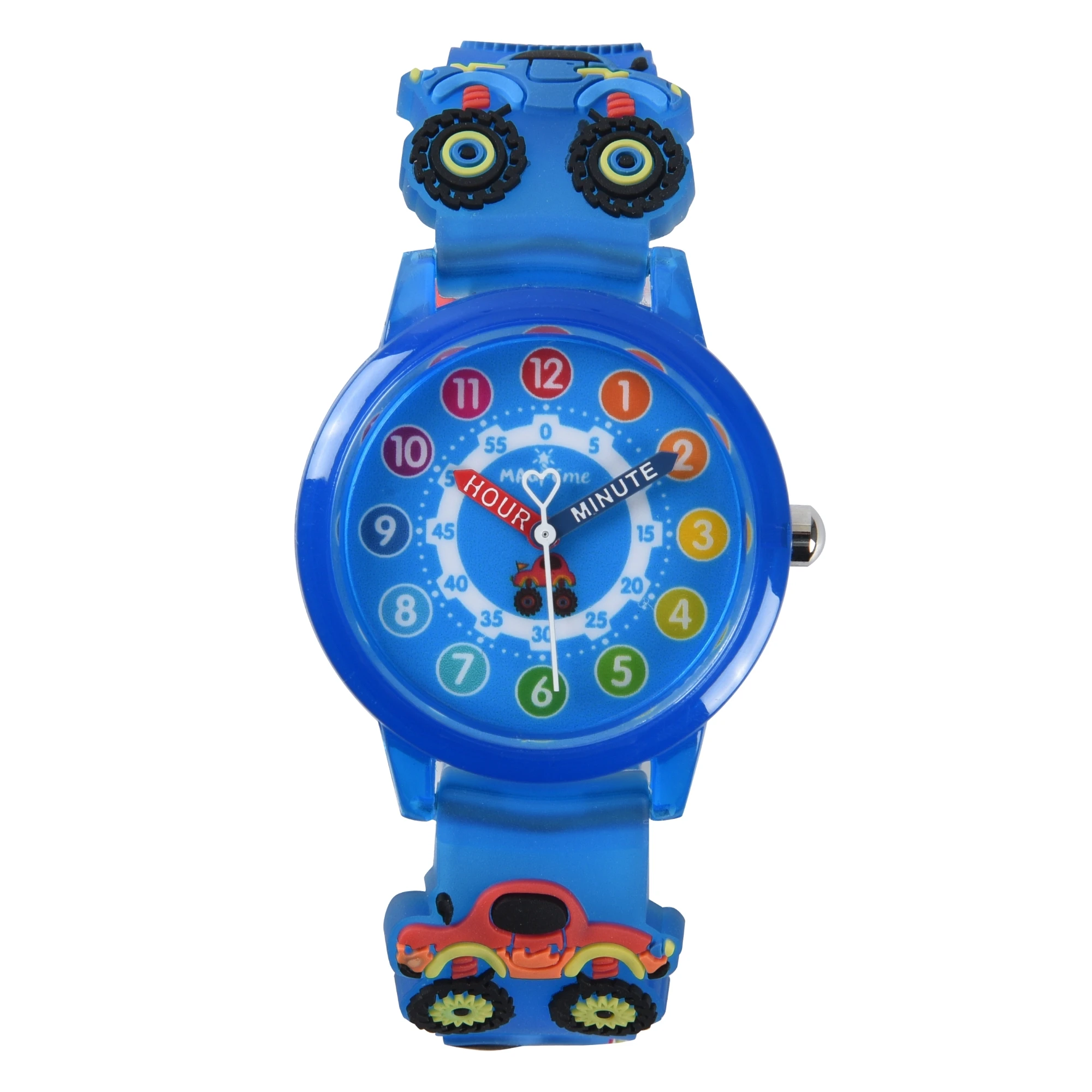 Modern Colorful Kids Quartz Watch Water Resistant Wrist Watches Fun Timepieces For Boys And Girls