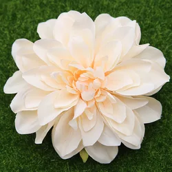 16cm Dia Fabric Silk Artificial Dahlia Heads Flowers for Decoration