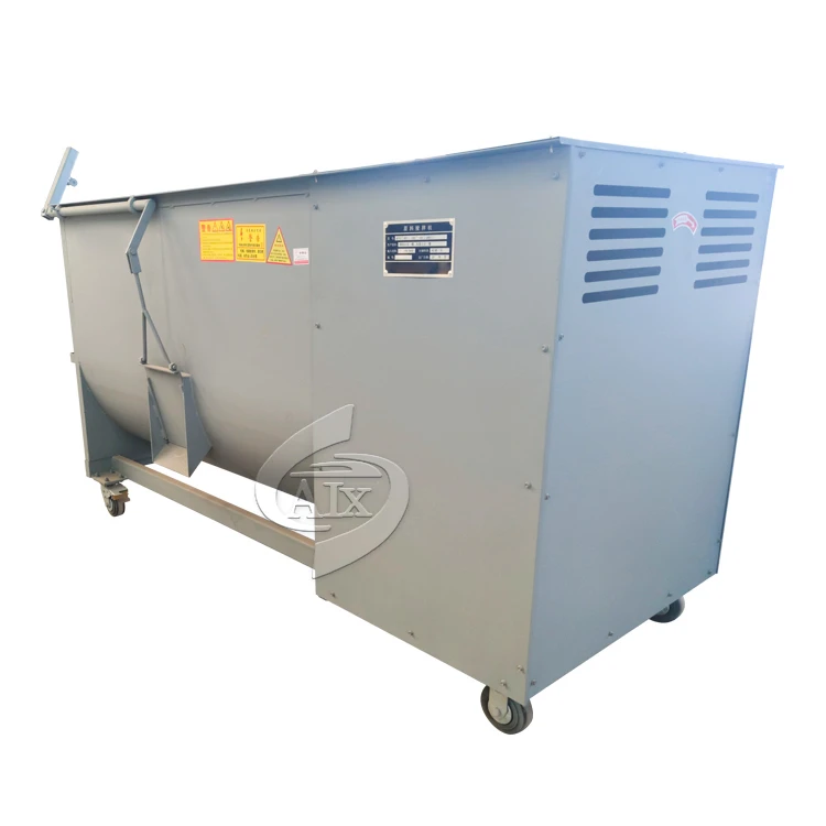 Commercial ribbon blender mushroom material mixer with water pipe