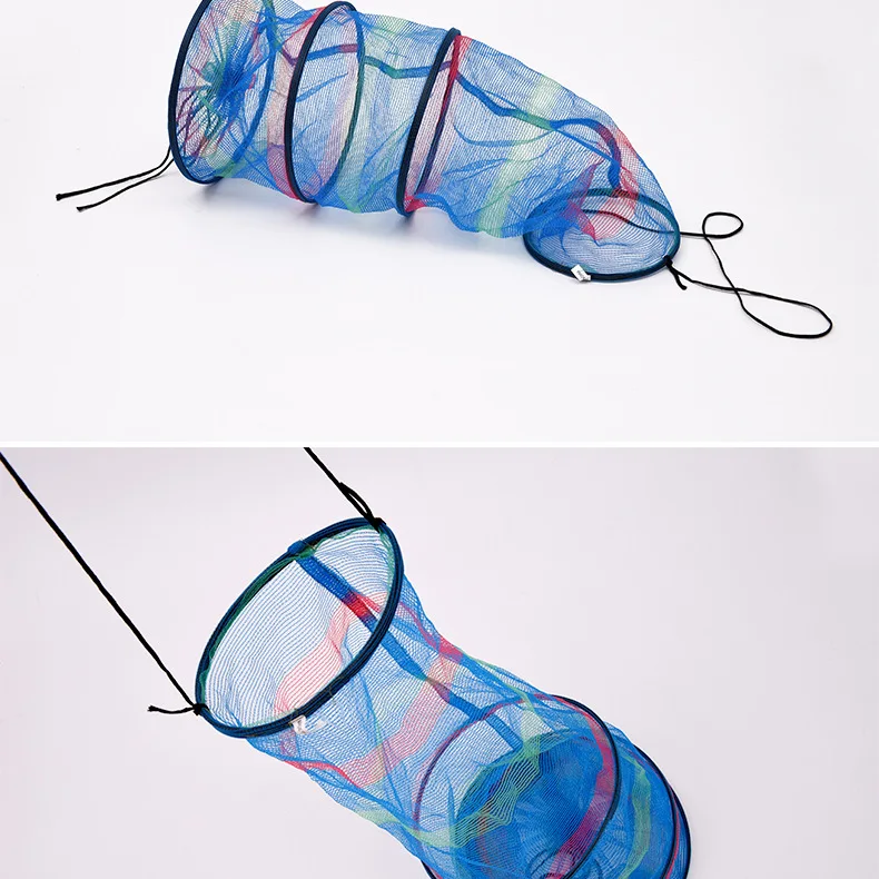 Color 3-layer South Korea Fish Basket 25*65 Export fish cage net fish guard