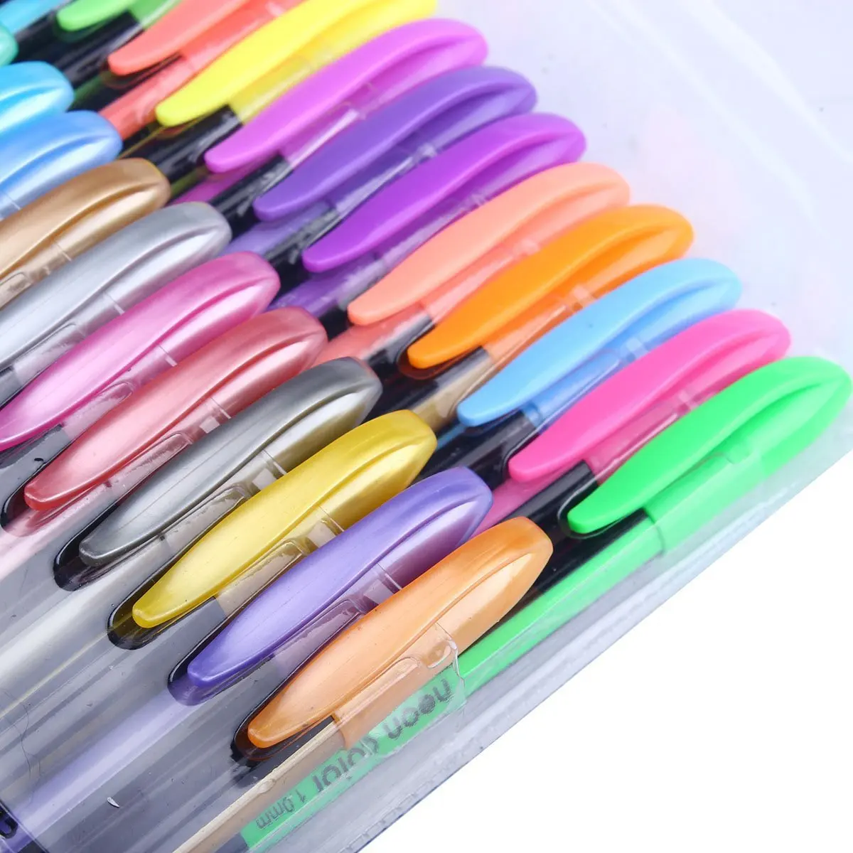 
48pcs Gel Pen Set Refills Metallic Pastel Neon Glitter Sketch Drawing Color Pen School Stationery Marker for Kids Gifts 