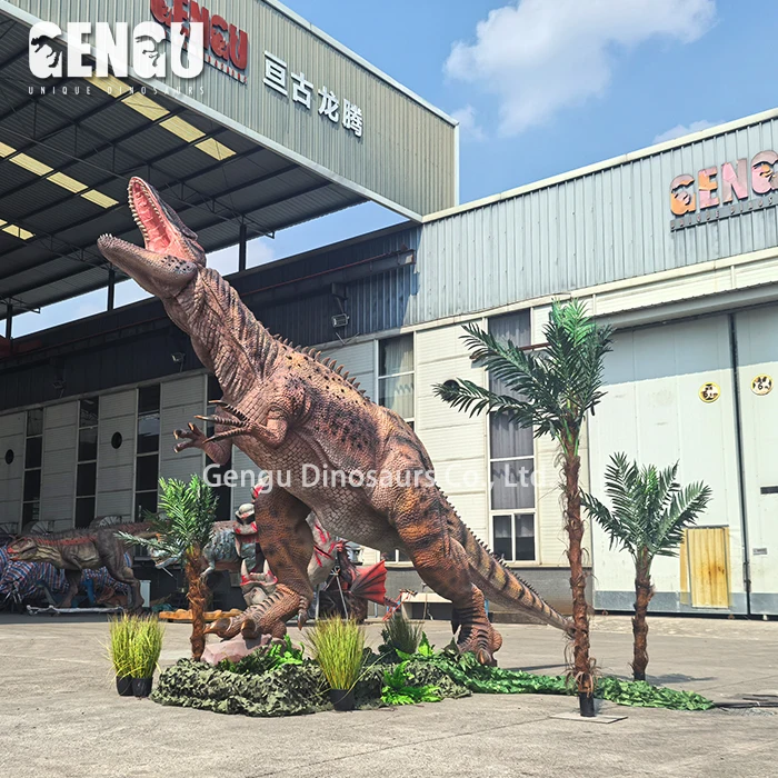 Life Size 3D Dinosaur Statue Animatronic Model New Customize Simulation Dinosaurs For Sale