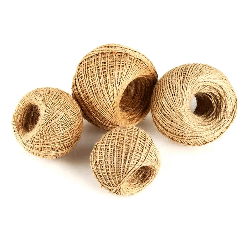 Factory 4-14 mm twisted rope Packaging  Rope Natural Twine  Jute Rope For Packing and decorating