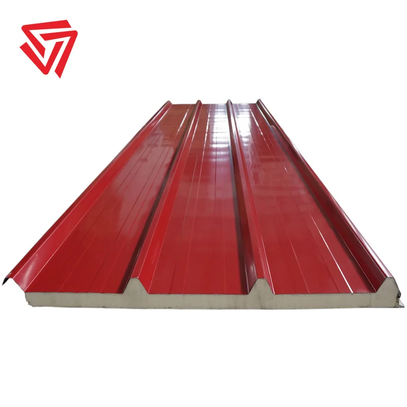 zinc steel 40mm pu pur pu polyurethane sandwich panel canada