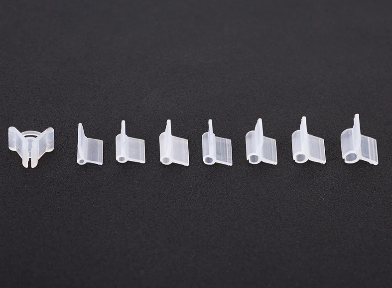 Transparent Plastic Plant Vegetable Fruit Eggplant Watermelon Tomato Gardening Grafting Clips Seedling Grafting Clip