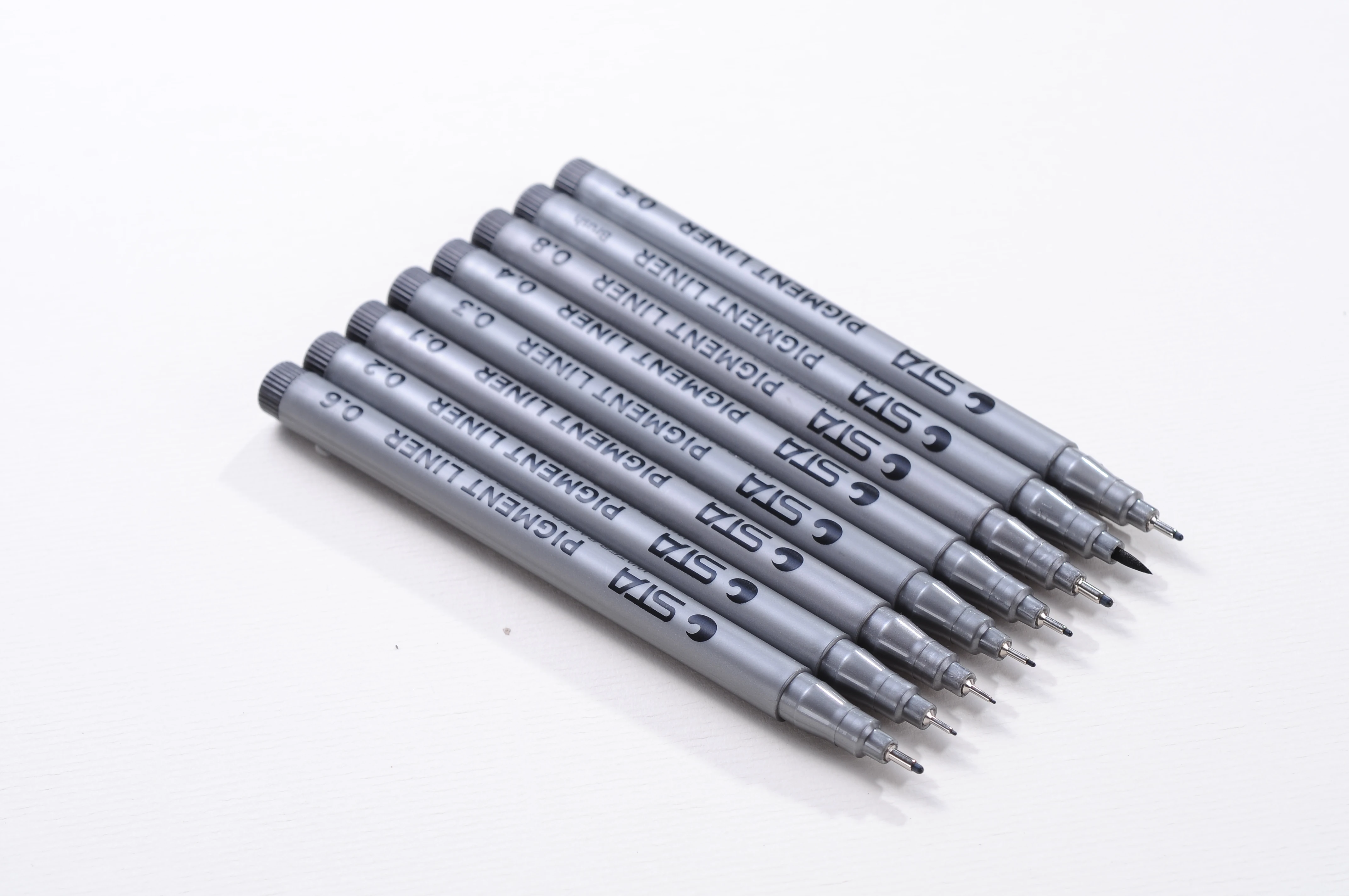 
0.1/0.3/0.5/0.8mm Micron Pen Fine liner Ink Pens Waterproof Archival Ink Illustration Drawing Pens for Sketching 