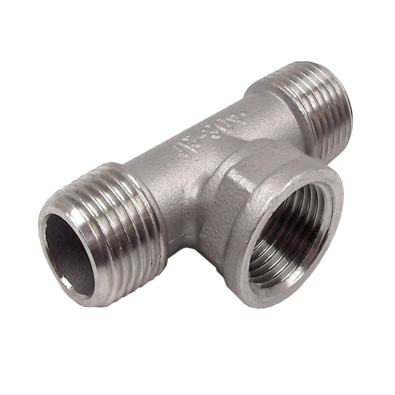 304 stainless steel tee Chinese manufacturers wholesale plumbing fittings