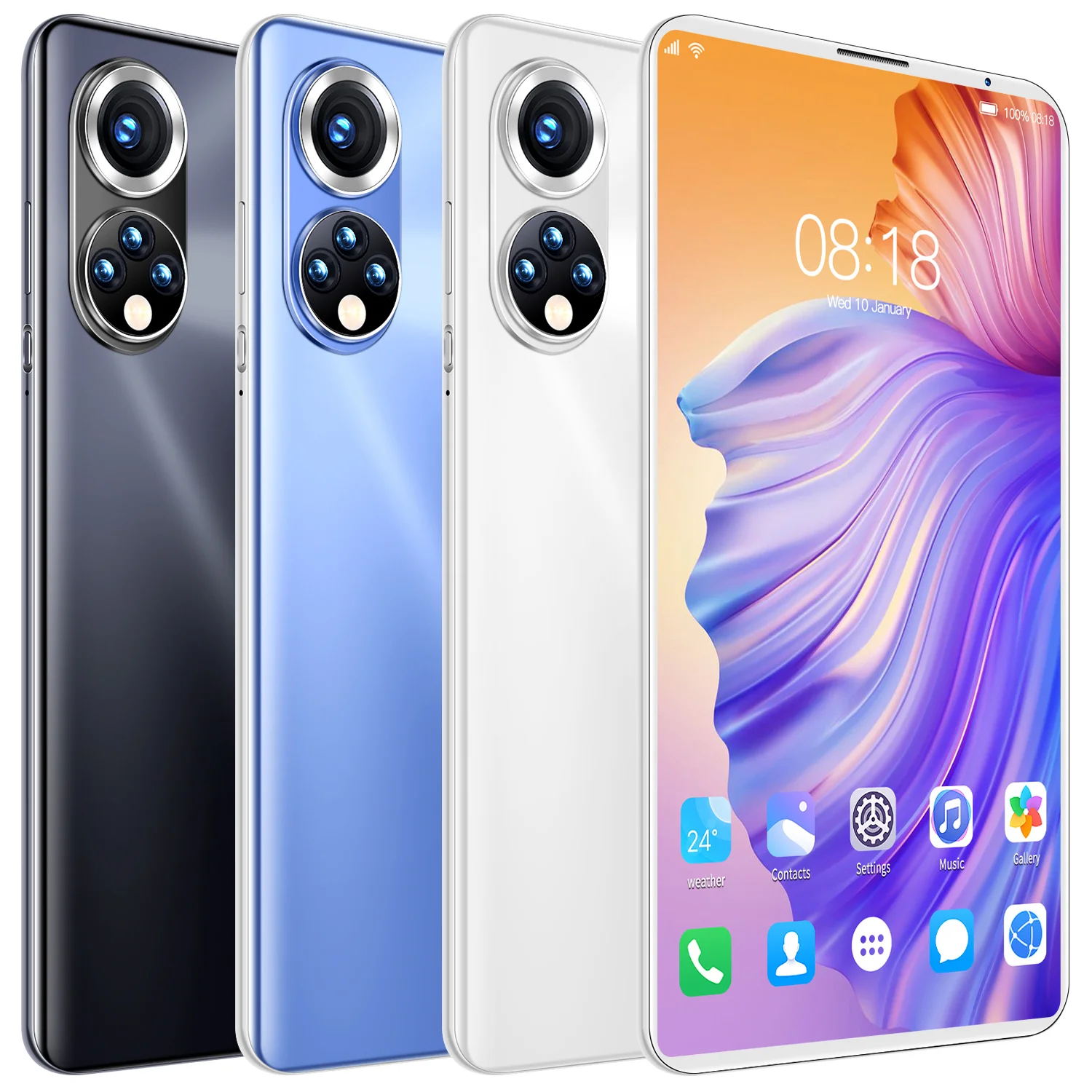 Best octa core 7.1 inch a tablet phones 12GB+512GB android tablet with dual sim card