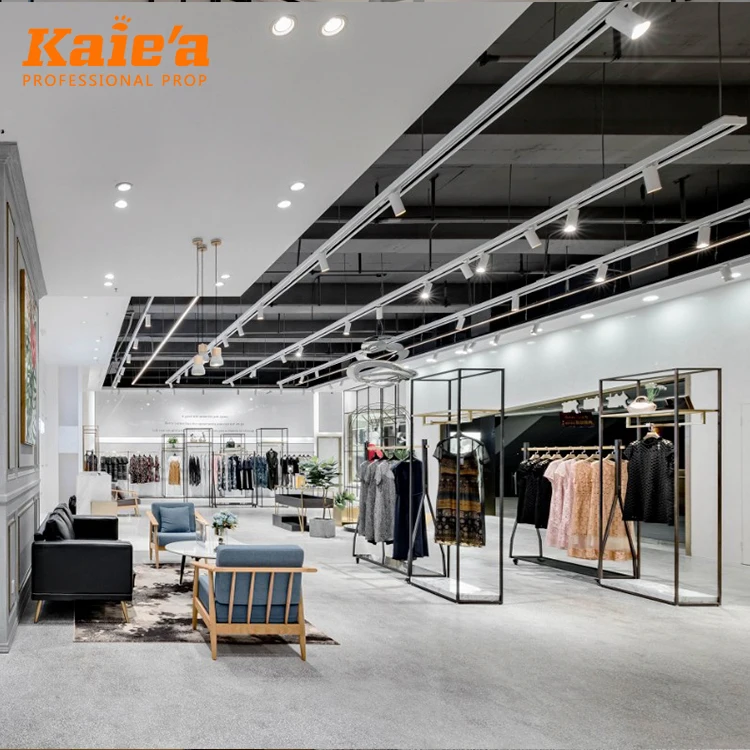 Modern Showcases Display Booth Exhibition Clothing Cutting-edge Display Concepts Retail Clothes Rack Wall Display Racks Clothing