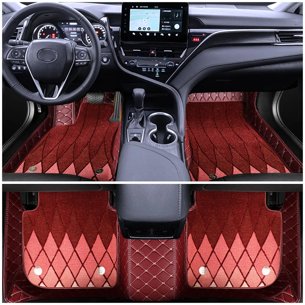 TPE Leather Custom All Weather Wash Floor Waterproof 5D Foot Eva Car Mats For Tesla Model Y 3 X S Cars