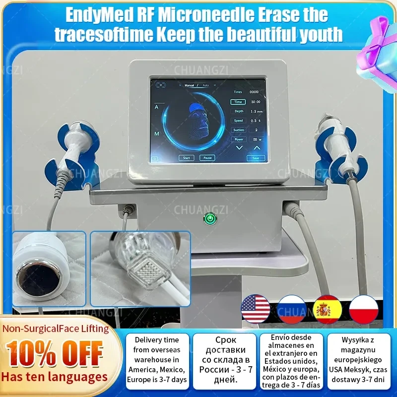 2 IN1 Professional Micro Rf/Best Rf Skin Tightening Face Lifting Machine/ Fractional RF Micro Beauty Machine For Salon