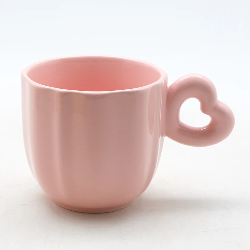 Customized Coloured-Glaze Sustainable Use Ceramic Mug Home Office Drink Coffee Stoneware Mugs Breakfast Cup Stackable