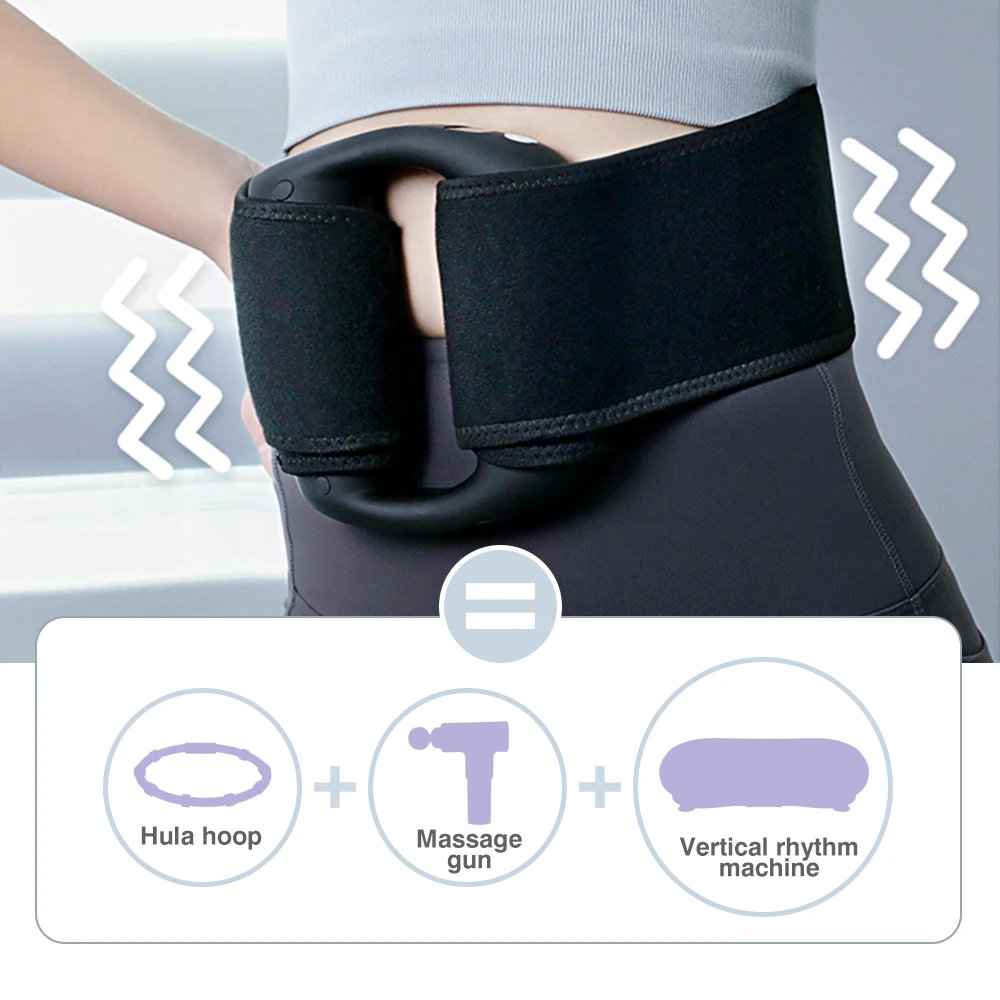 Wholesale Portable Vibrating Hand Massage Machine Gun Deep Tissue Massage Ring With Belt