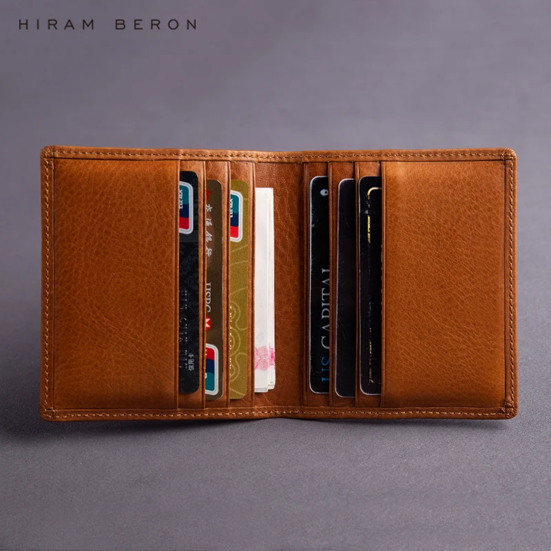 Worth Buying High Grade Top Quality Japan Style Genuine Full Grain Vegetable Tanned Leather Credit Card Holder For Men