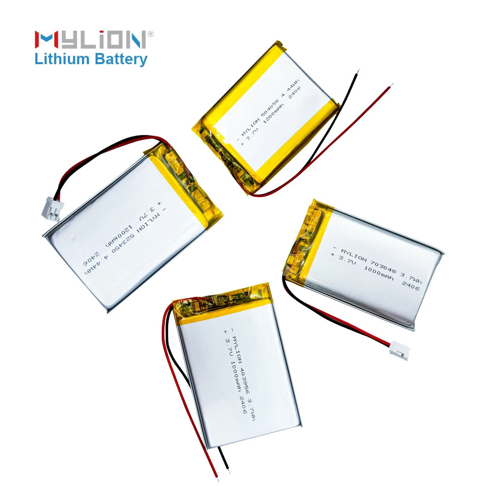 High Rate Mylion Slim Lipo 3.7V 7.4V 11.1V 2500mAh 504588 Mini 3.7V Polymer Battery Lipo Smart Watch Bluetooth Device RC Drones