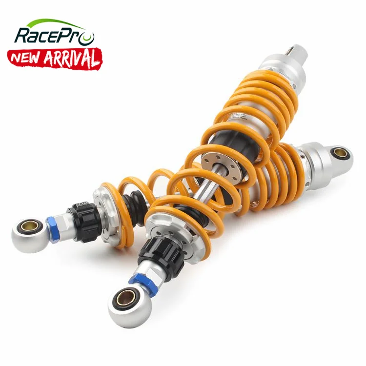 Универсальный демпфирующий амортизатор Racepro, 8 мм, пружина 300 мм, 310 мм, 320 мм, 330 мм, 340 мм, 350 мм для Honda, Yamaha, Kawasaki