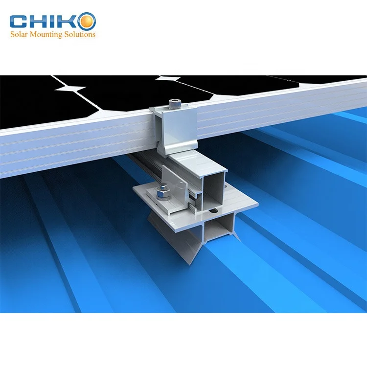 Easy Installation Solar Structure For Metal Sheet Roof Roof Mount Solar Tracking System