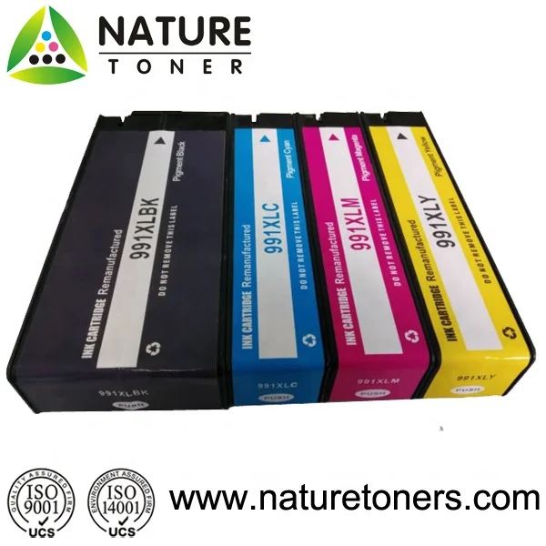 Compatible ink cartridge 990X, 991X, 992X, 993X for HP PageWide Pro MFP 777 etc printer