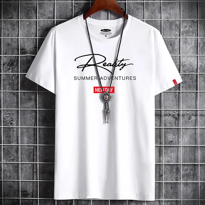 New 100% Cotton T-Shirt For Men Harajuku Summer T Shirt Fashion Top Print TShirt For Men And Women Casual T Shirt