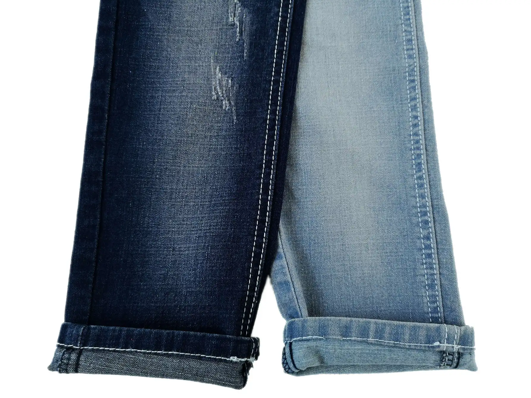 Cotton polyester viscose cheap denim fabric for jeans and jackets