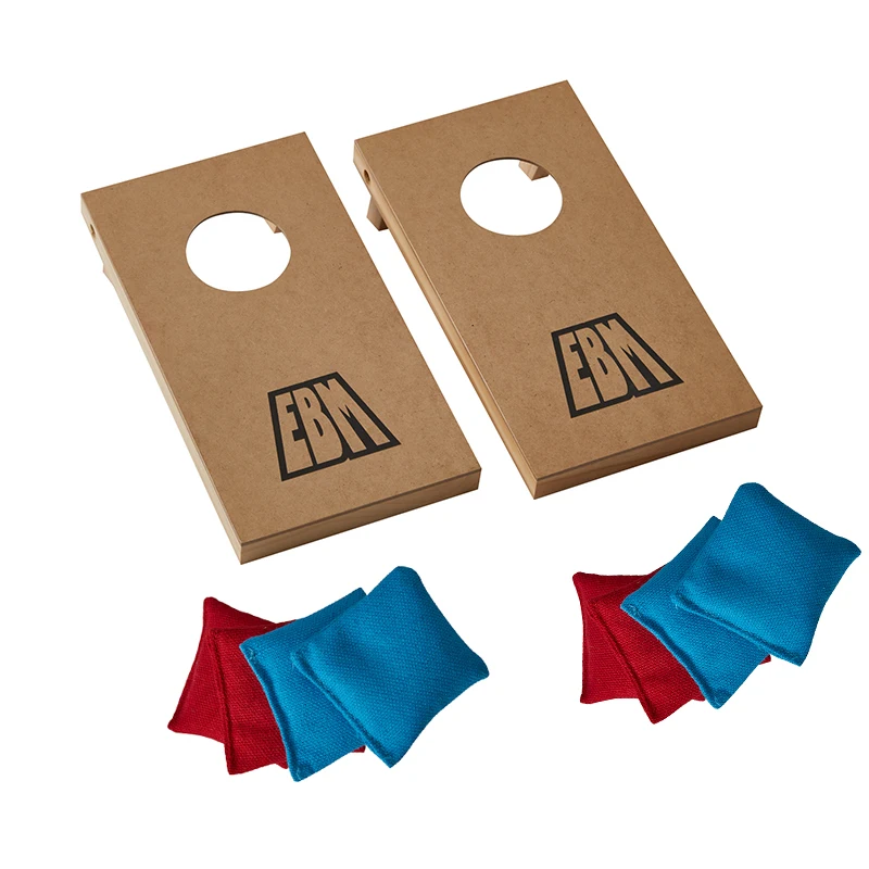 МДФ доска набор кукурузных отверстий миниатюрная игра в брезентовый мешок