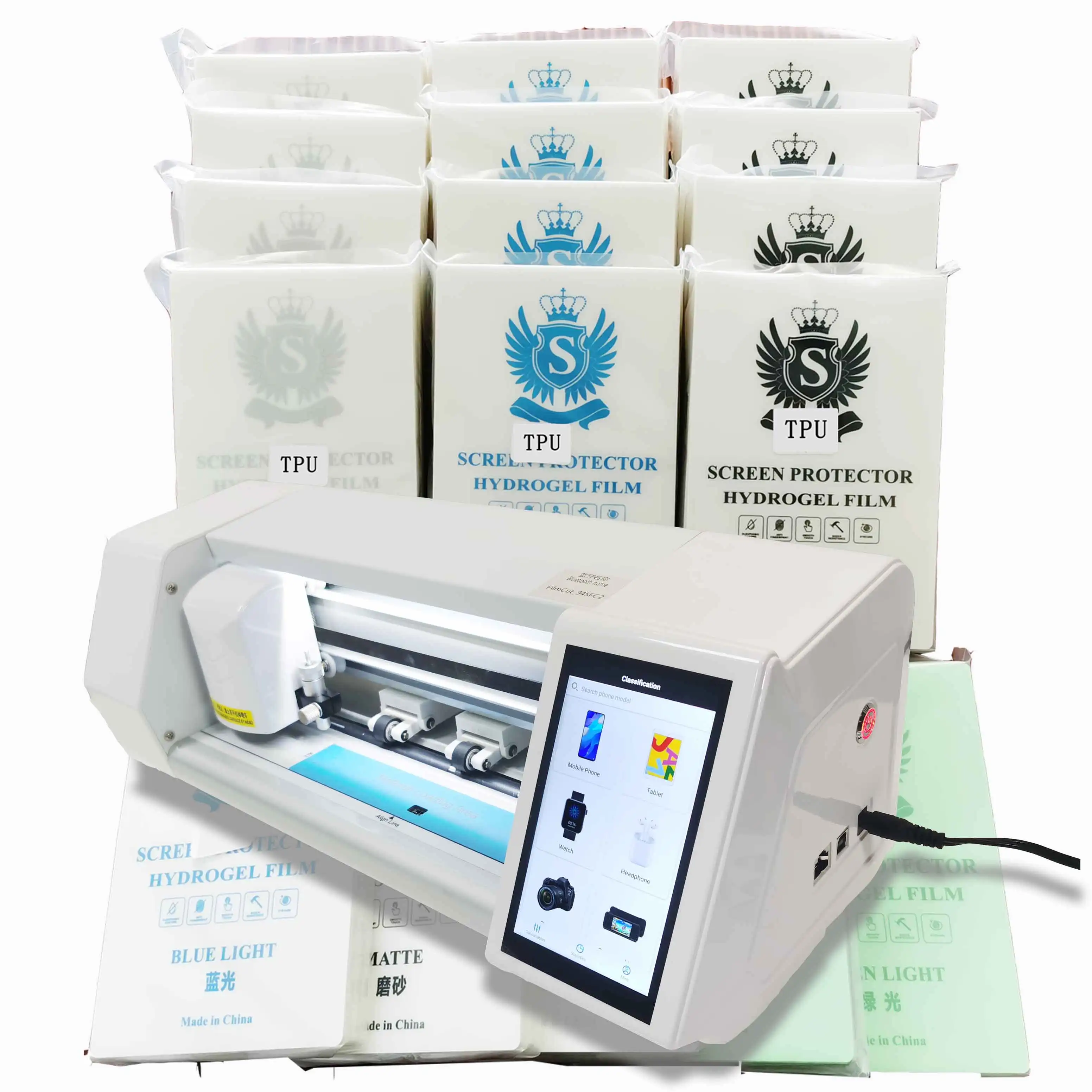 20*30cm screen protector sheet raw material hydrogel films tablet for mobile cutting machine plotter