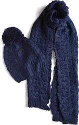 Горячая популярная новинка модный стиль толстый теплый мягкий элегантный для взрослых Размер детский зимний жаккардовый шарф облегающий комплект