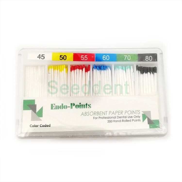 Dental PP 02 Taper Absorbent Paper Point 200 Point