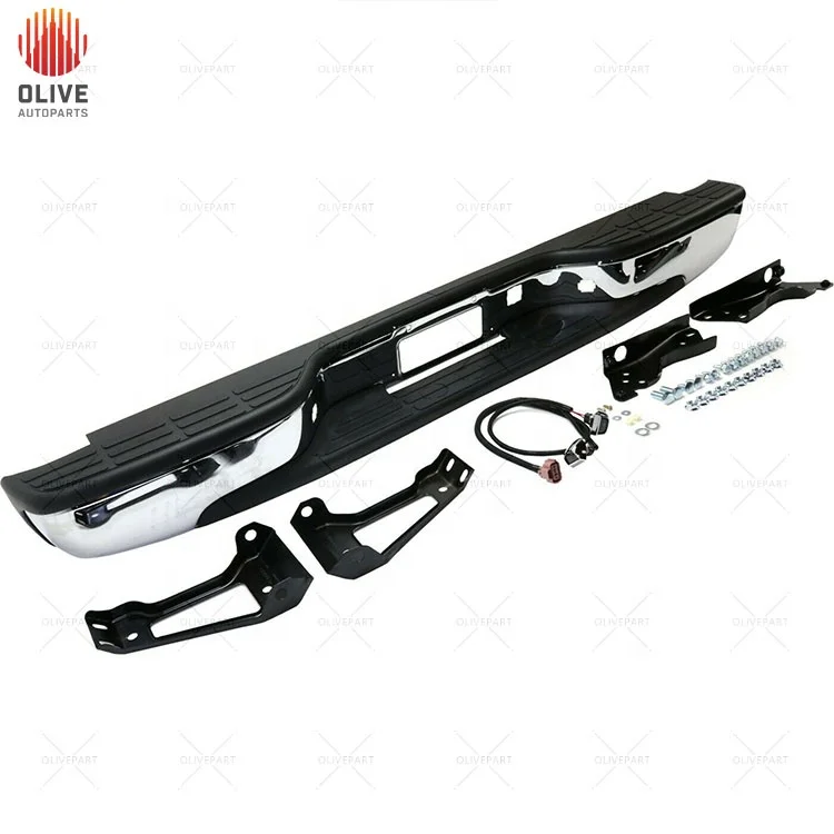 Chrome  Rear Step Bumper Assembly for Chevy Silverado GMC Sierra 1500 99-06