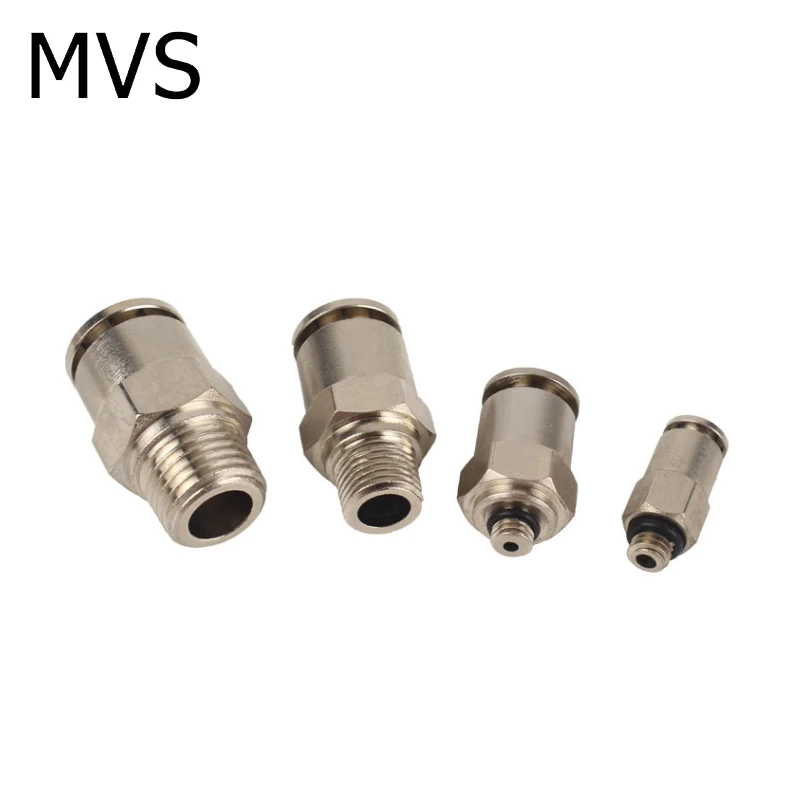 Straight outside thread tracheal joint 360 degrees of free rotation 4mm 3/4 conector Hose Fitting