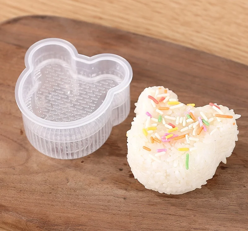 Hot Selling Various Combinations Sets Plastic Animals DIY Cartoon Cute Sushi Maker Baking Kitchen Tools Rice Ball Mold