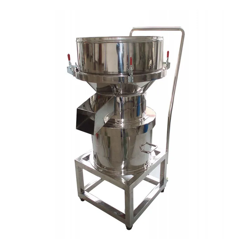 450 Round Filter Vibrating Screen Sieve For Liquid Fruit Vibro Screen Shaker Strainer Machine For Milk Or Soymilk