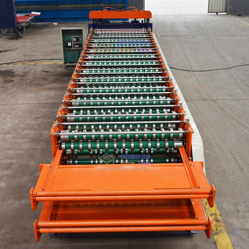 Multifunctional Double Layer Roof Sheet Roll Forming Machine  corrugated Iron Sheet Machine Can satisfy different requirements