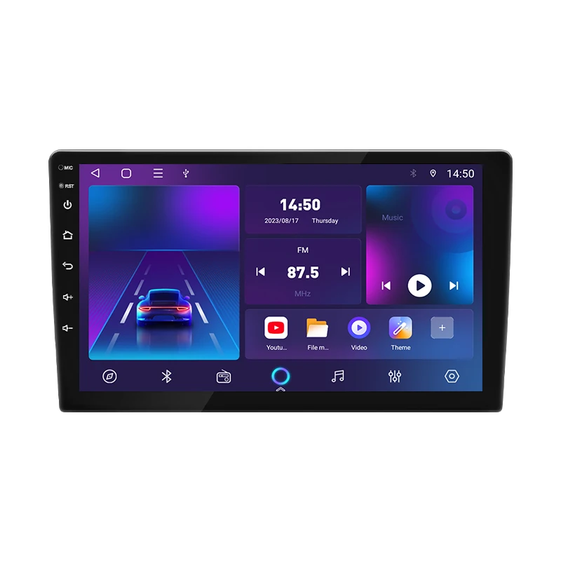 TS18 7/9/10 Inch Android10 Car Radio Multimedia Player Car Radio Built-In GPS Navigation Car Wireless Carplay Auto DVD Player