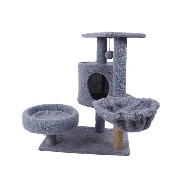 
High quality happy cat wheel with post tree house 
