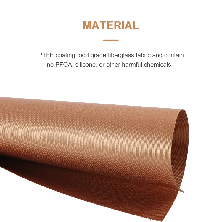 
40x33cm Charcoal Non Stick Copper BBQ Grill Mat for Grilling 