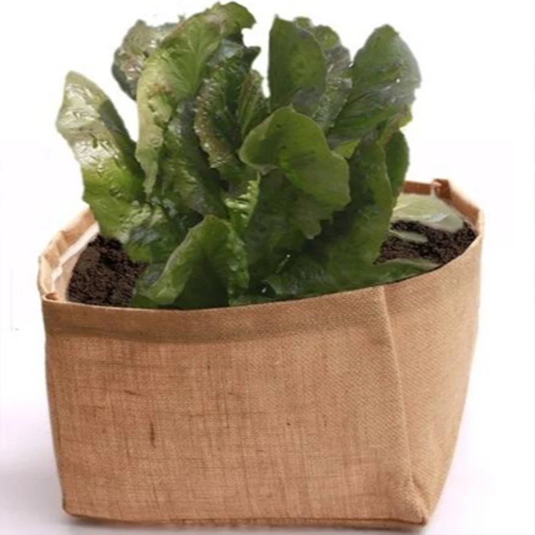 Wholesale High Quality Hemp Fibers Fabric Pots Biodegradable Garden Grow Bags
