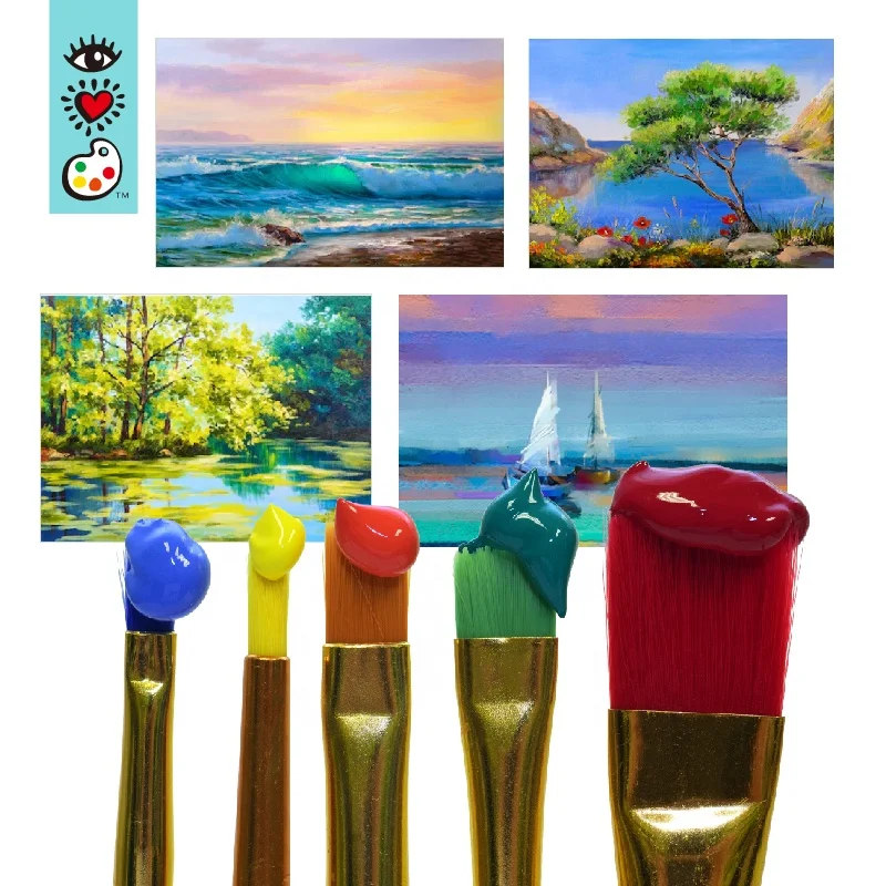 
75ml Plastic Tubes 12 Colors Art Acrylic Paint Bulk 