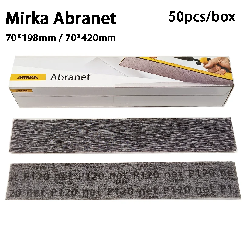 Mirka 198 мм ручка P80 на P1500 абранет шлифовальный диск
