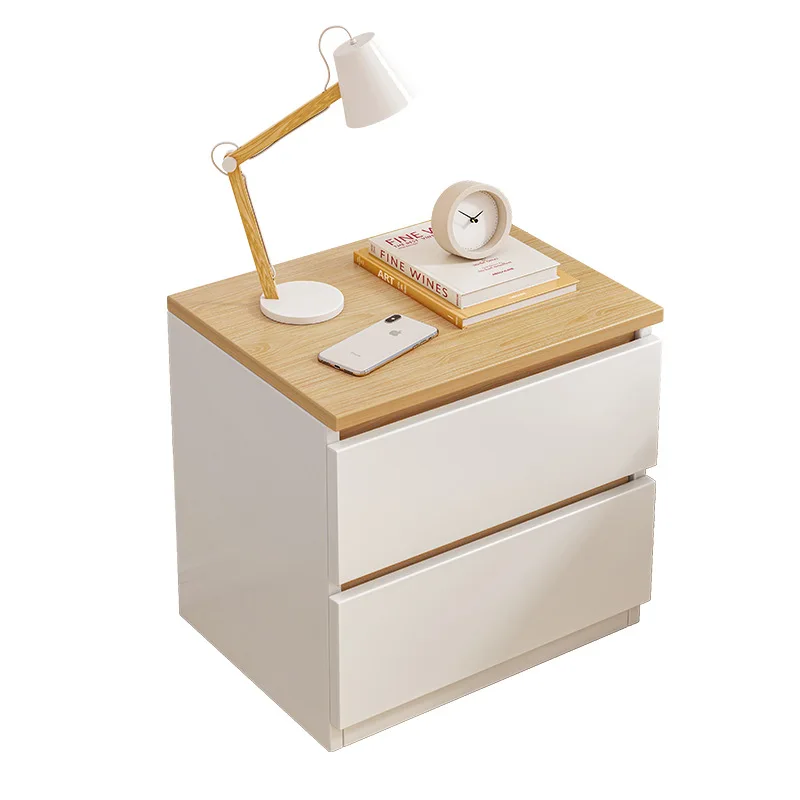 Nordic Bedroom Hospital Drawer Storage Small Bedside Table Modern Nightstand Wood Bedside Table