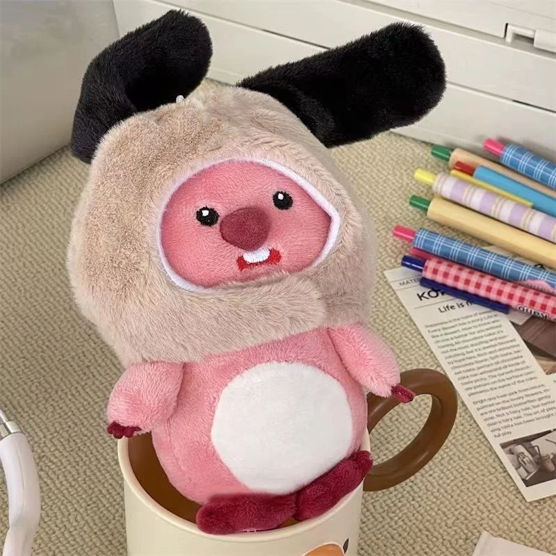 Hot Selling New Design Bashful Blush Loopy Plush Toys Lovely elk headband loopy plush keychain Children gift