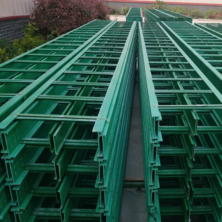 Fiber glass reinforced plastic ladder rack cable tray FRP cable tray Ladder