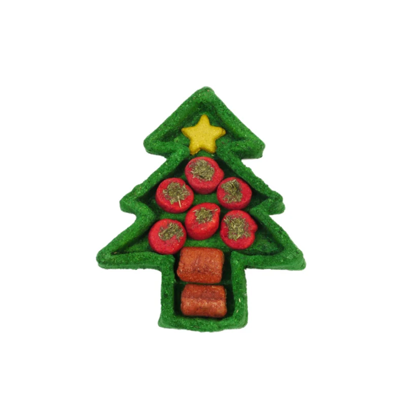 Rabbit Guinea Pig Chinchilla Hamster Christmas Series Chew Toy Pendant