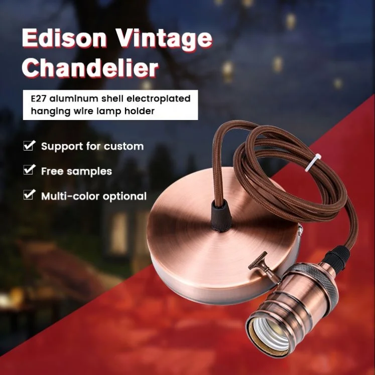 New Design E27 Manufacturer Custom Lamp Holder Types Of Electric Lamp Holders With Wire