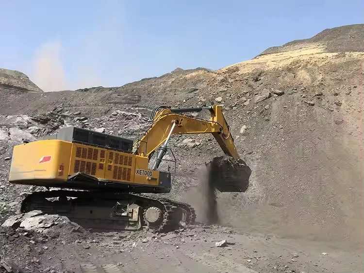 Chine Top Brand XE700D Large Excavator 70ton Crawler Excavator with 4.5cbm Bucket Capacity