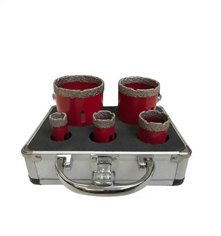 Diamond Hole Saw  M14 Red Thread Shank Tile Rock Granite Marble Ceramic Concrete Diamond Core Drill Bit Sets