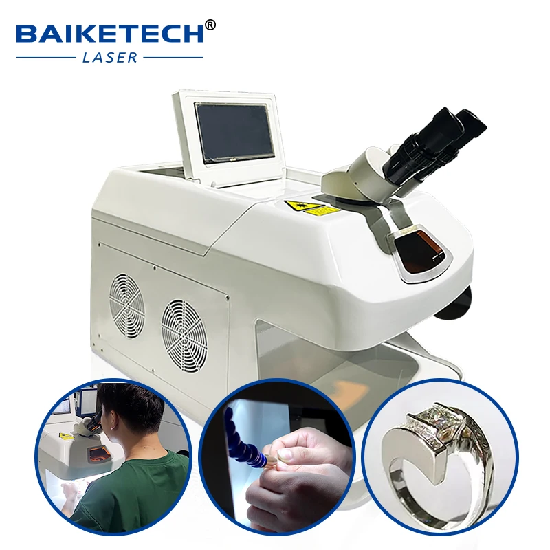 Small Automatic Jewelry Laser Welding Machine 60W  80W 100W 150W 200W High Precise Yag Laser Jewelry Welder for Sale